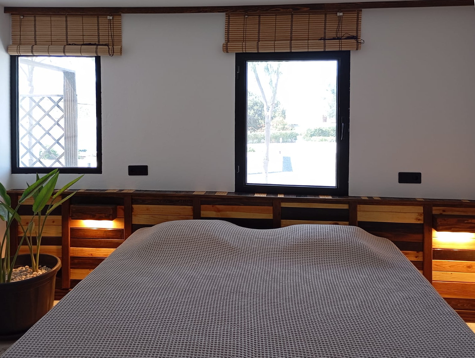 Komfortables Doppelbett